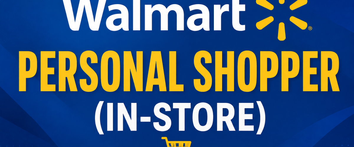 Walmart Personal Shopper (In-Store) Part-Time Job in Houston, Texas by Jobs69